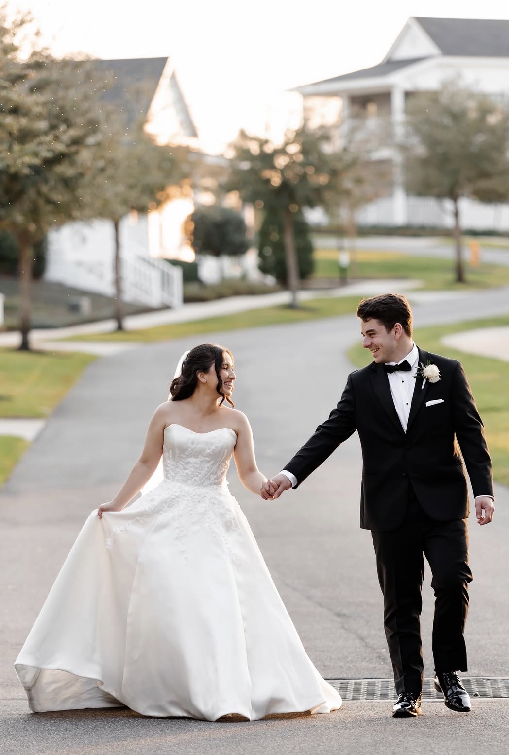 Hollywood waves bridal hairstyle by an Orlando, Florida wedding hairstylist